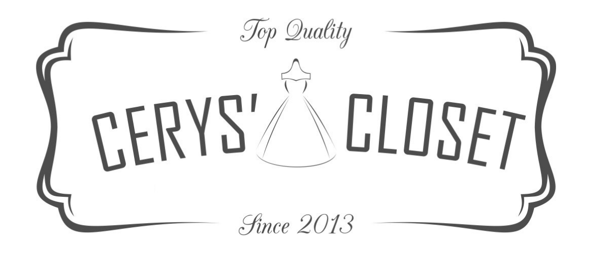 Cerys' Closet logo, website and branding completed by Cerys Codes